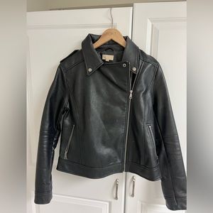 Faux leather jacket